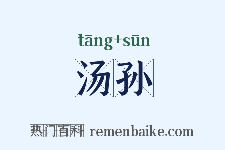 汤孙是什么意思的图片
